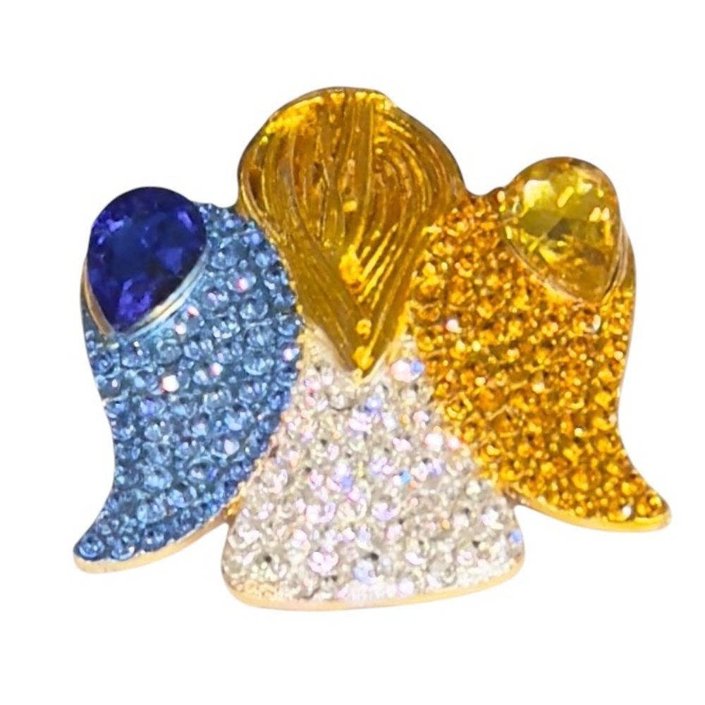 RHINESTONE Heavenly ANGEL Brooch